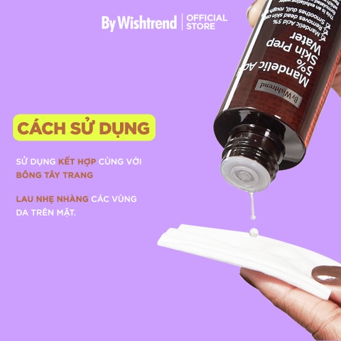 Nước Hoa Hồng By Wishtrend Tẩy Tế Bào Chết 120ml