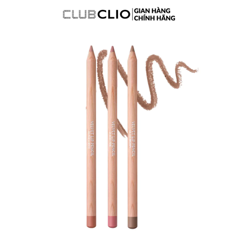 Chì Kẻ Viền Môi Clio Velvet Lip Pencil Set 1.45g