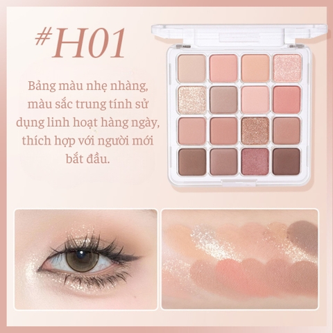 Bảng Phấn Mắt 16 Ô Hold Live Sunset Magic Eyeshadow Tray 19.2g