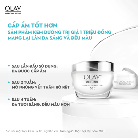 Kem Dưỡng Olay Luminous Sáng Da Mờ Thâm Nám 50g