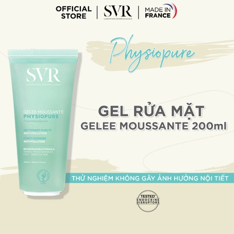 Gel Rửa Mặt SVR Physiopure Dành Cho Da Nhạy Cảm 200ml