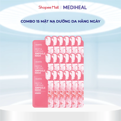 Combo 15 Mặt Nạ Mediheal Dưỡng Da Hằng Ngày 20ml*15 Miếng