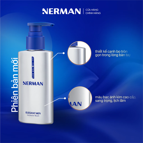 Dung Dịch Vệ Sinh Nam Giới Nerman Elegant Men Nerman Hương Nước Hoa 100ml