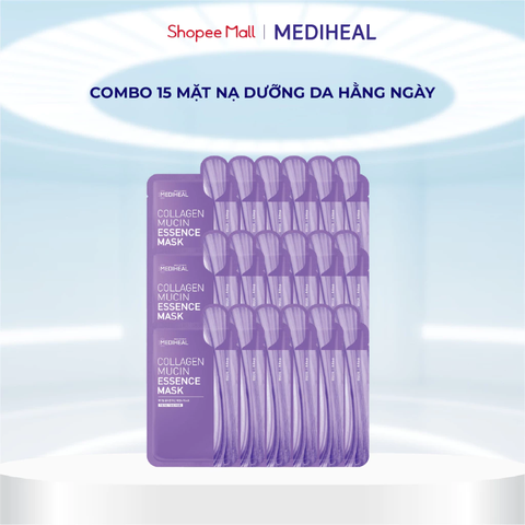 Combo 15 Mặt Nạ Mediheal Dưỡng Da Hằng Ngày 20ml*15 Miếng
