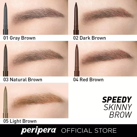 Chì Kẻ Mày Peripera Speed Skinny Brow