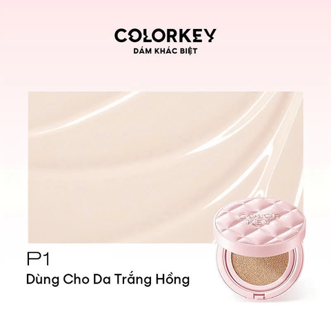 Phấn Nước Chống Nắng Lâu Trôi Colorkey Long Lasting Flawless Brightening Cushion Cream 11g