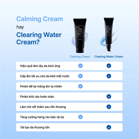 Kem Dưỡng Ẩm, Hỗ Trợ Tái Tạo Da Midnight Blue Clearing Water Cream 50g