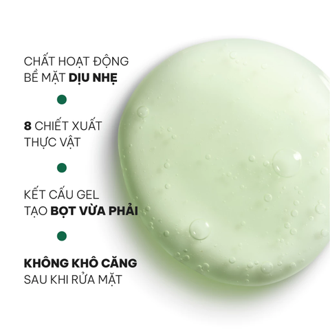 Gel Rửa Mặt PORÊVES Chiết Xuất 8 Loại Thảo Mộc Botanical Face Cleanser 50ml