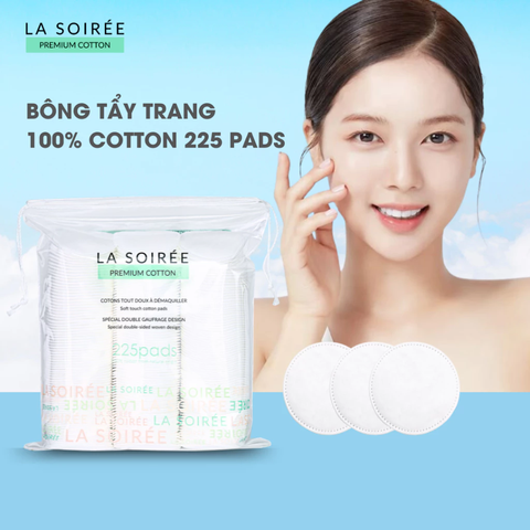 Bông Tẩy Trang Cao Cấp La Soiree Premium Cotton