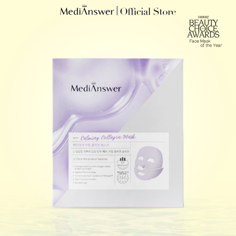 Mặt Nạ Thạch MediAnswer Calming Collagen Mask 37g x 5 Miếng