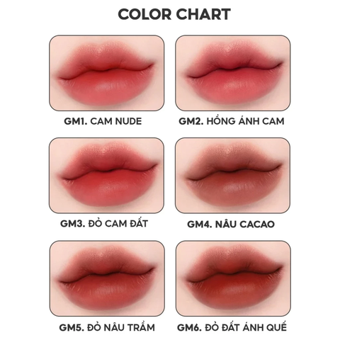 Son Vỏ Bạc Kem Lì Mềm Mịn, Lâu Trôi Merzy The Glam Mellow Tint 4g