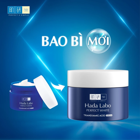 Kem Dưỡng Hada Labo Perfect White T.X.A Cream Sáng Da Chuyên Sâu, Giảm Thâm Sạm 50g