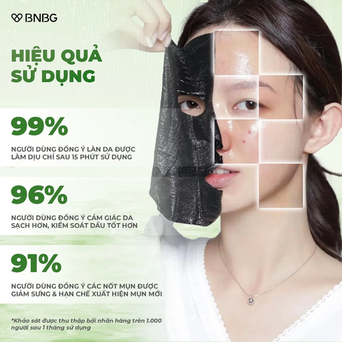 Mặt Nạ BNBG Tràm Trà Giúp Thải Độc Da, Giảm Mụn 30ml