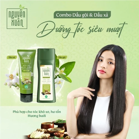 Dầu Xả Dược Liệu Nguyên Xuân Hương Bưởi 160g