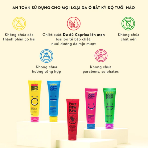 Dưỡng Môi Đa Năng Pure Paw Paw Ointment Cấp Ẩm 25g