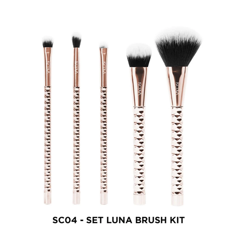 Bộ Kit 5 Cọ Cơ Bản Vacosi SC05, Phiên Bản Golden Dragon