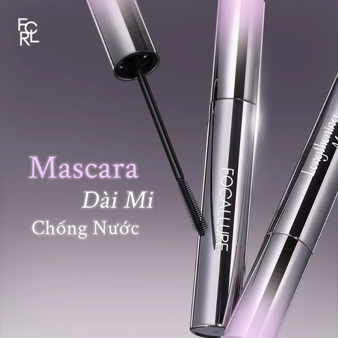 Mascara Focallure Lengthening Đầu Cọ Sợi Mảnh Cong Tự Nhiên 7.3g