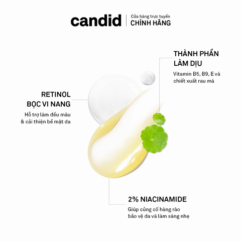Hoạt Chất Retinol Candid Treatment Chống Lão Hóa & Cải Thiện Nếp Nhăn 30ml