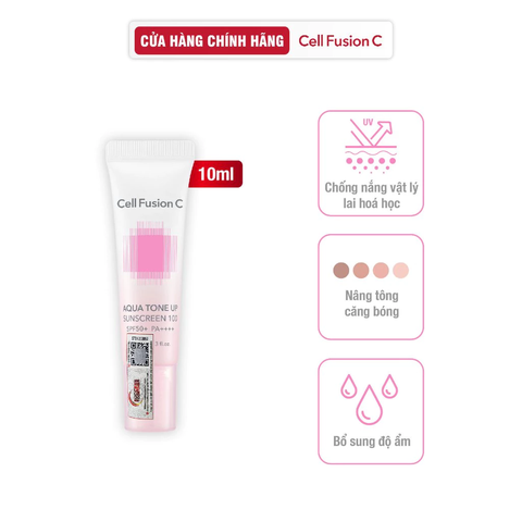 Kem Chống Nắng Cell Fusion C Nâng Tông Cấp Ẩm