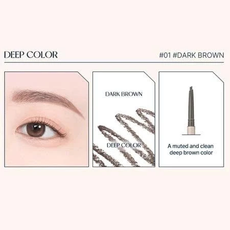 Chì Kẻ Chân Mày Mềm Mịn Lâu Trôi Kháng Nước TAG Slim Brow Pencil 0.06g