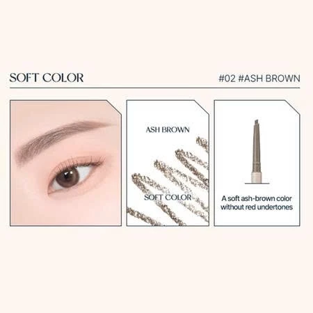 Chì Kẻ Chân Mày Mềm Mịn Lâu Trôi Kháng Nước TAG Slim Brow Pencil 0.06g
