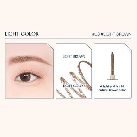 Chì Kẻ Chân Mày Mềm Mịn Lâu Trôi Kháng Nước TAG Slim Brow Pencil 0.06g