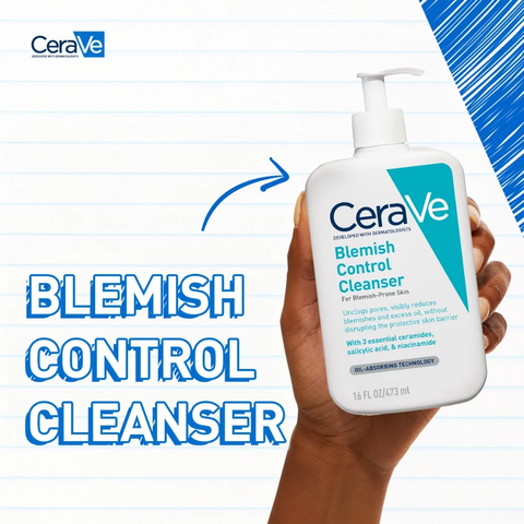 Sữa Rửa Mặt Cerave Cho Da Dầu Mụn Blemish Control Cleanser