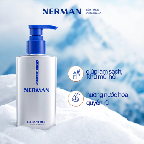 Dung Dịch Vệ Sinh Nam Giới Nerman Elegant Men Nerman Hương Nước Hoa 100ml