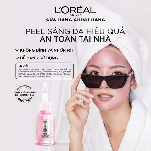 Tinh Chất Tẩy Tế Bào Chết L'Oreal Paris Glycolic Bright Anti Dark Spot Exfoliant Peel 25ml