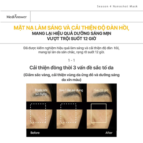 Mặt Nạ Thạch MediAnswer Vita Collagen Mask 37g x 5 Miếng