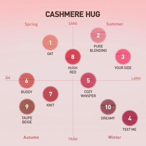 Son Thỏi 3CE Mềm Môi Cashmere Hug Lipstick 3.5g