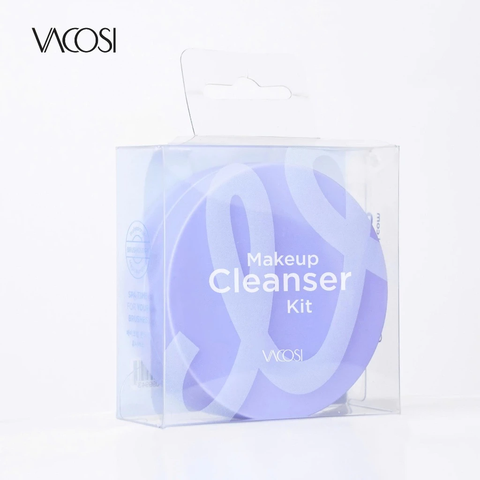 Hộp Rửa Cọ Trang Điểm Vacosi Kèm Xà Bông - DC14