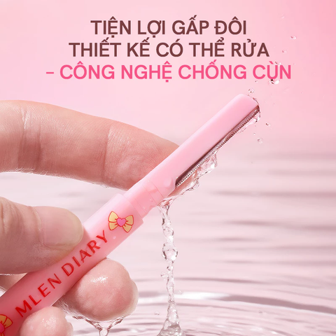 Dao Cạo Lông Mày Hai Đầu Chống Gỉ Nano Dụng Cụ Tỉa Lông Mày An Toàn