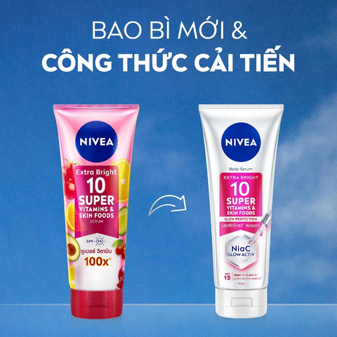 Serum Dưỡng Thể Nivea Sáng Da, Mờ Thâm Nám
