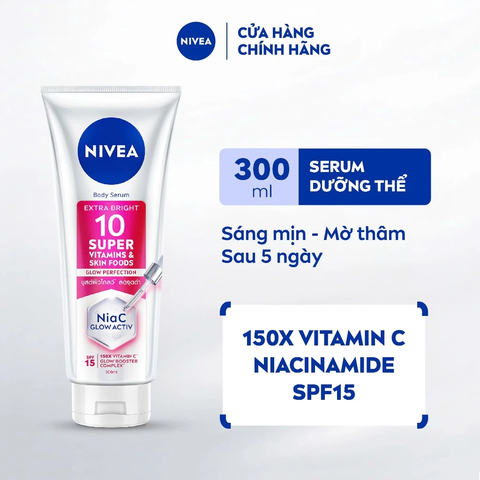 Serum Dưỡng Thể Nivea Sáng Da, Mờ Thâm Nám