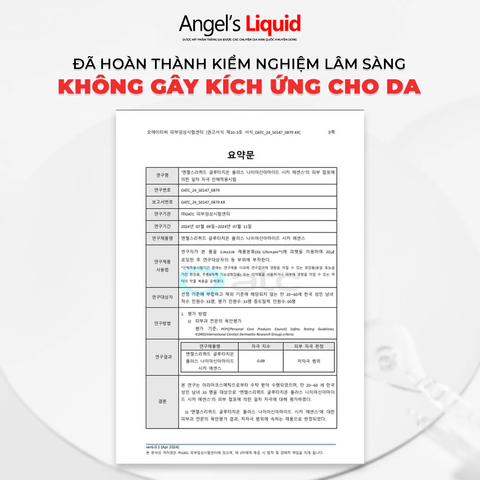 Nước Thần Làm Trắng, Kiểm Soát Dầu Angel's Liquid Glutathione Plus Niacinamide Cica Essence 150ml