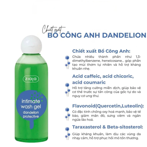 Dung Dịch Vệ Sinh Phụ Nữ Ziaja Intimate Wash Gel 200ml