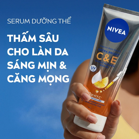 Sữa Dưỡng Thể Nivea Dưỡng Sáng Da Vitamin C & E 170ml