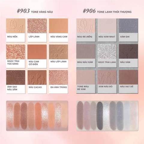 Bảng Phấn Mắt 9 Ô Gogo Tales Secret Garden Eyeshadow Palette 13g