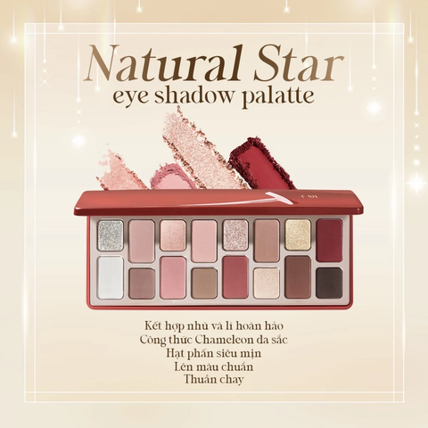 Bảng Phấn Mắt Cheeryep 16 Ô Natural Star Đa Năng