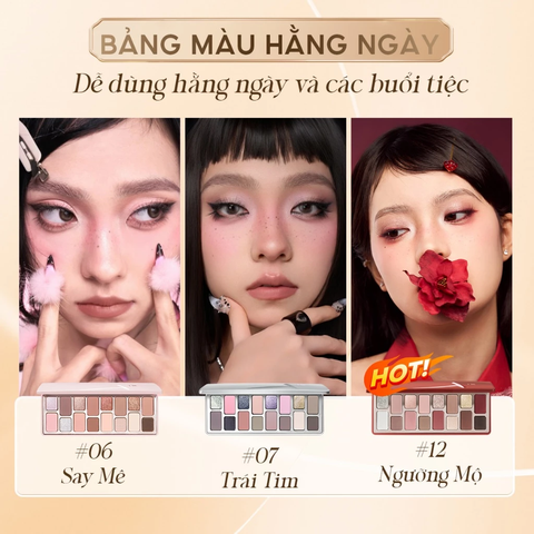 Bảng Phấn Mắt Cheeryep 16 Ô Natural Star Đa Năng