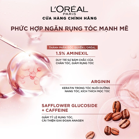 Xịt Serum Ngăn Ngừa & Giảm Gãy Rụng Tóc Giúp Tóc Chắc Khỏe L'Oreal Paris Full Resist Anti Hairfall 90ml