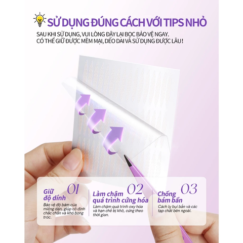 Miếng Dán Kích Mí Mlen Diary Tàng Hình Không Lộ