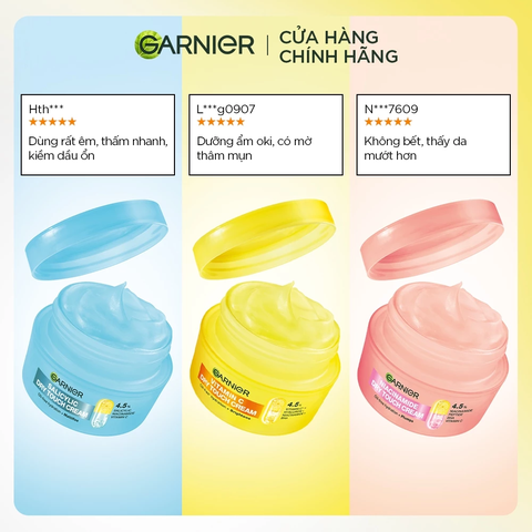 Kem Dưỡng Garnier Vitamin C Dry Touch Cream Sáng Da Mờ Thâm 30ml