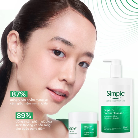 Sữa Rửa Mặt Simple Active Barrier Care 240ml
