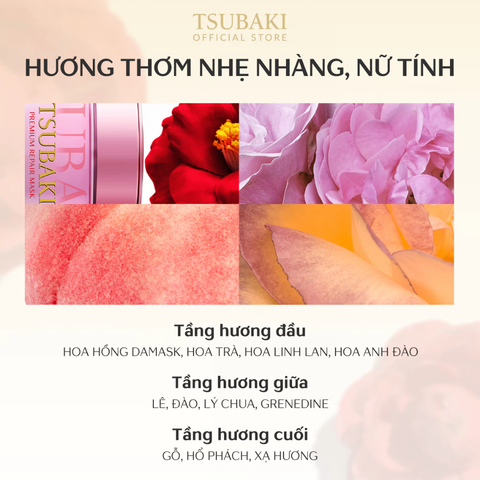 Mặt Nạ Ủ Tóc Tsubaki Premium Repair Mask Phục Hồi Hư Tổn Nặng 180g