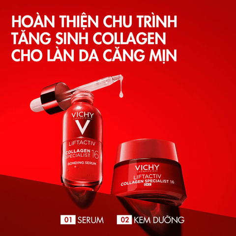 Kem Dưỡng Vichy Liftactiv Collagen Specialist Ngừa Lão Hóa, Săn Chắc Da