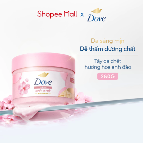 Tẩy Da Chết Dưỡng Ẩm Toàn Thân Dove 280g