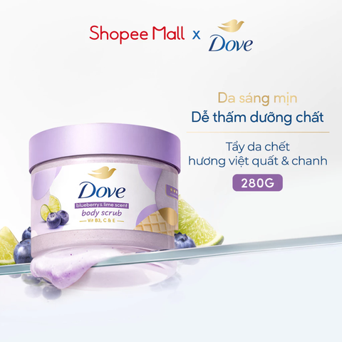 Tẩy Da Chết Dưỡng Ẩm Toàn Thân Dove 280g