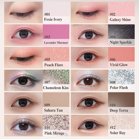 Bảng Phấn Mắt Colorkey Foxie Phiên Bản Đặc Biệt 14.2g